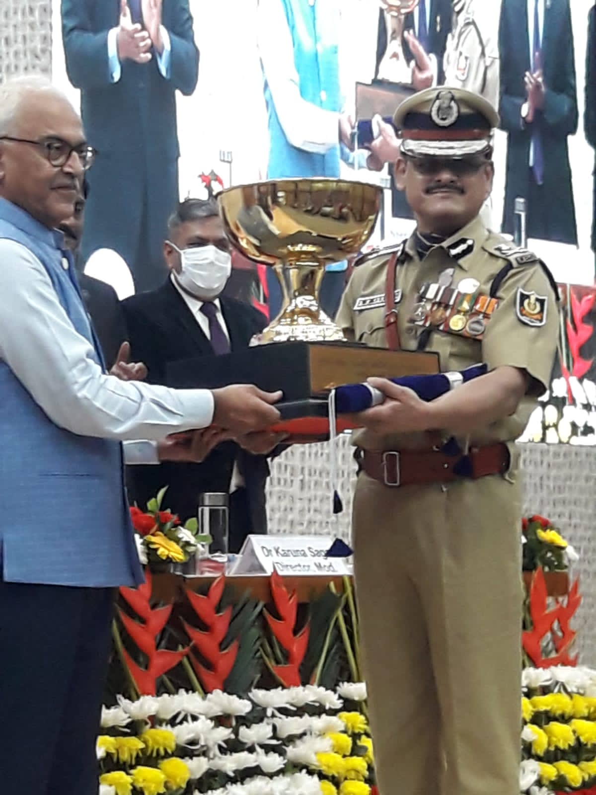 Biju Patnaik State Police Academy Receives Union Home Minister’s Trophy