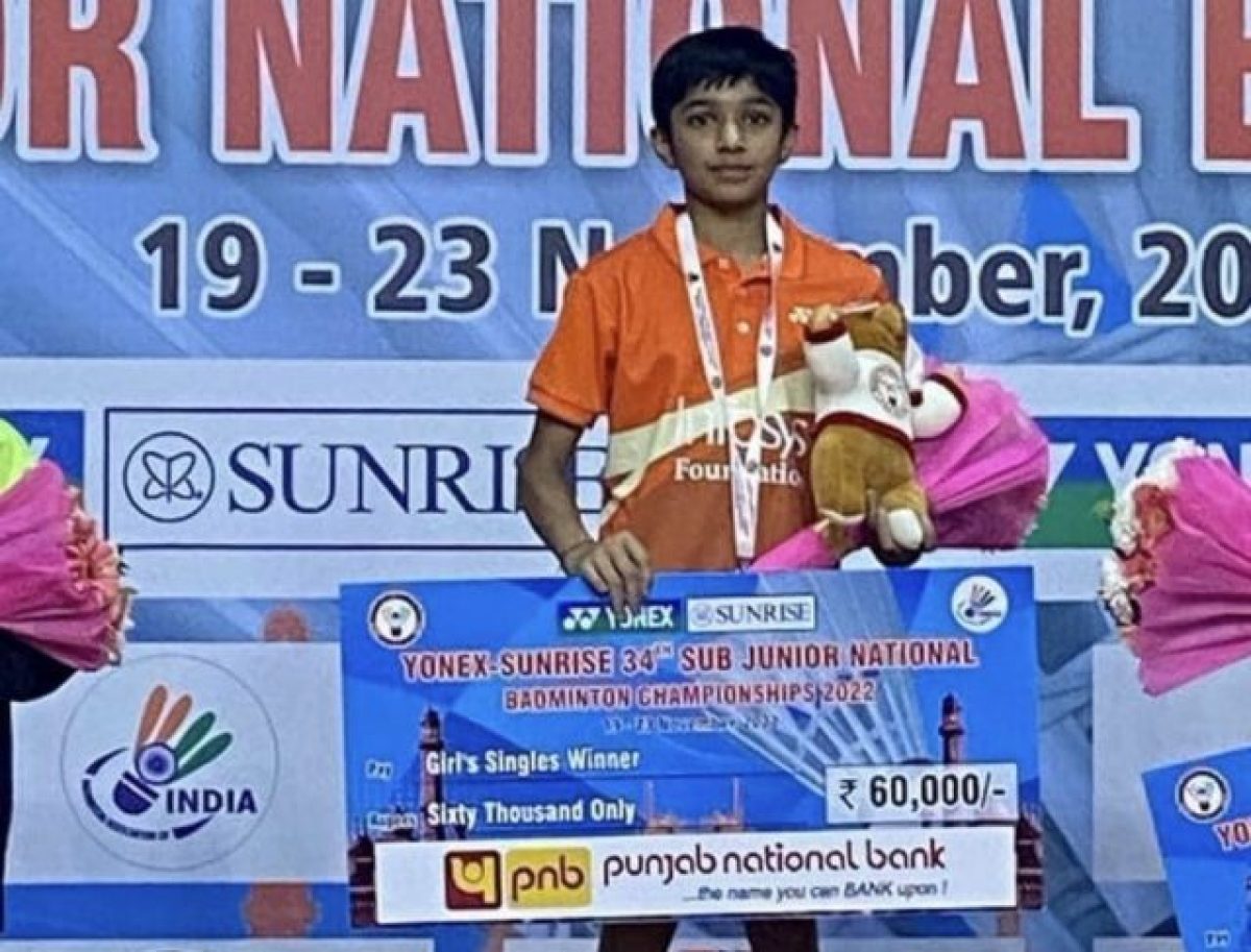 11-Year-Old Tanvi From Odisha Is National U-13 Badminton Champion