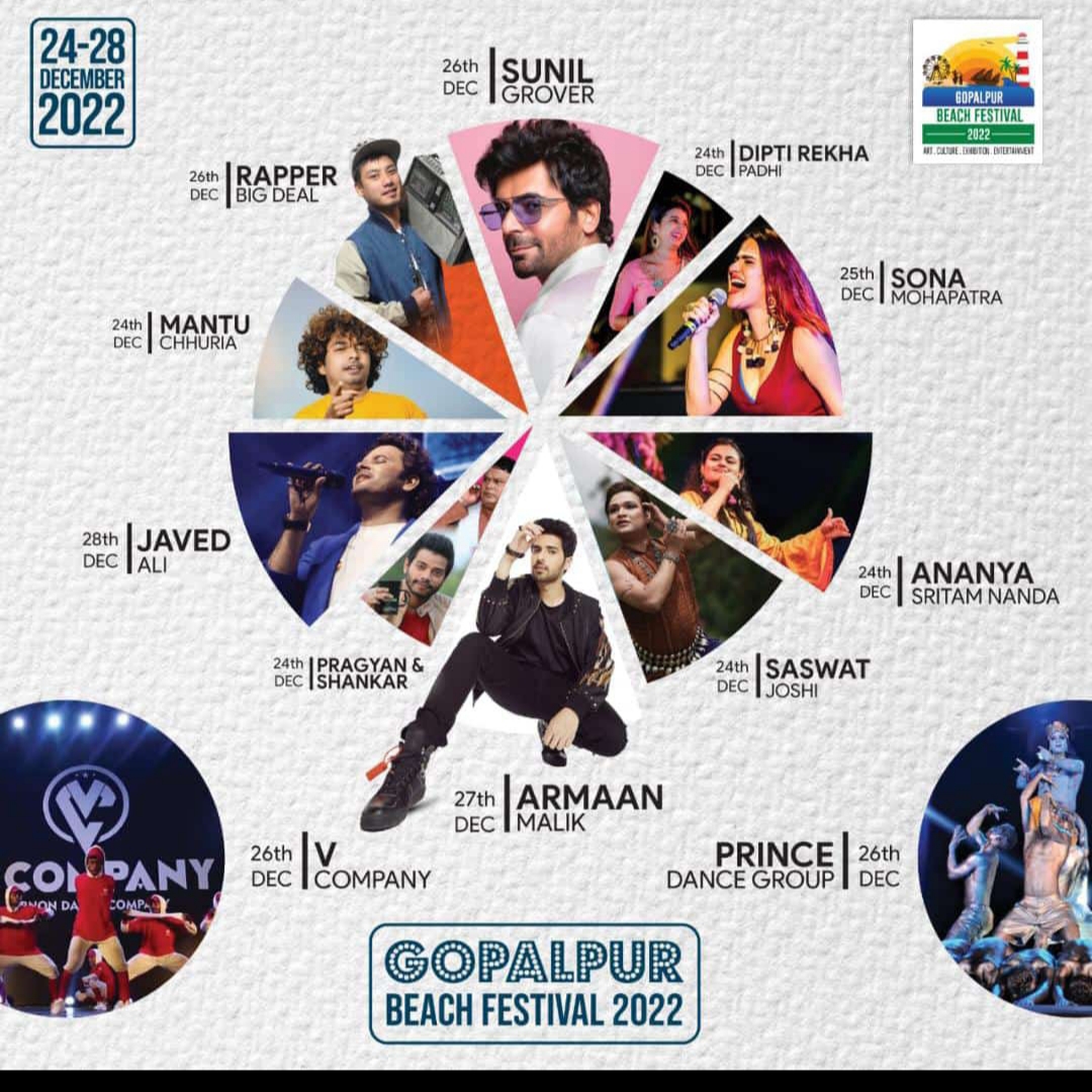 Popular Bollywood Singers To Perform During Gopalpur Beach Fest-2022 In Odisha