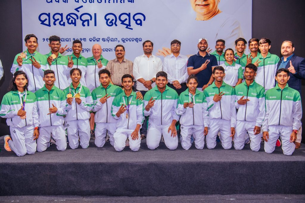 Odisha Athletes Felicitated For Performance At Khelo India Youth Games 2022