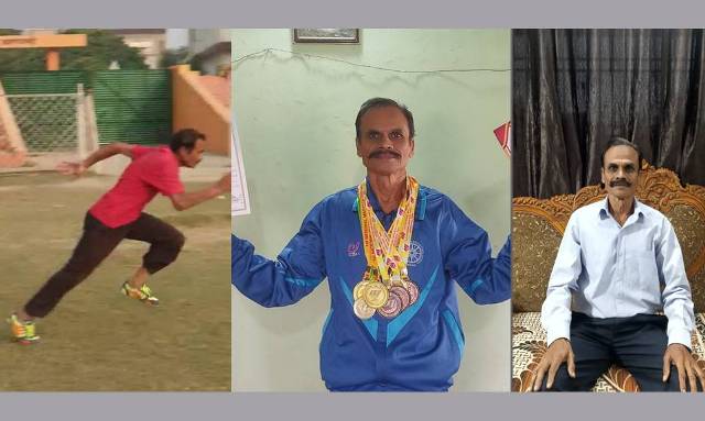 70 years old athlete Ashok Vishwal of Rourkela shined at the national level