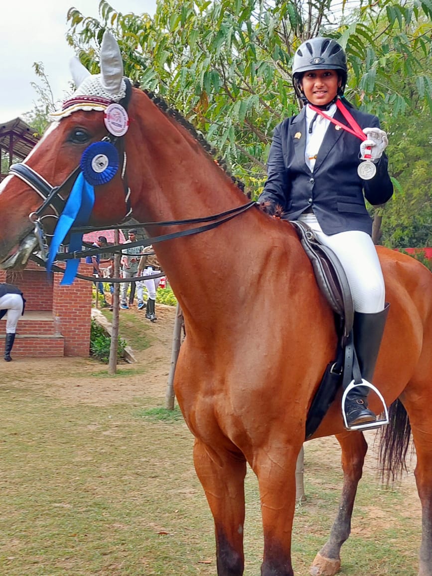 From Bronze to Silver, Odisha's Rishita Shines at Delhi Horse Show