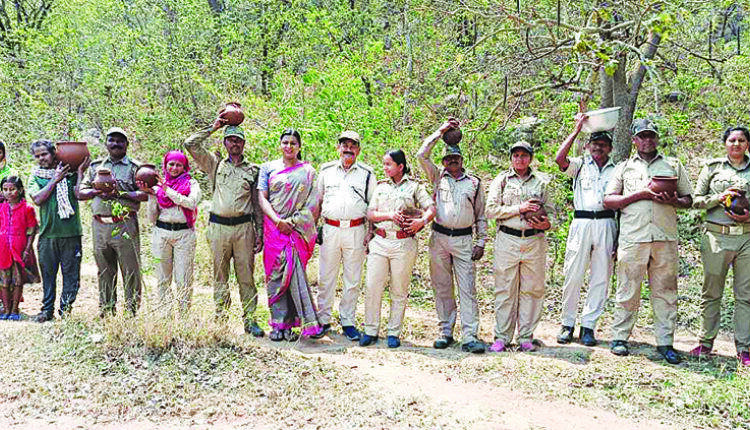 A unique effort by transgender people and forest staff to water the birds living in the high hills in summer