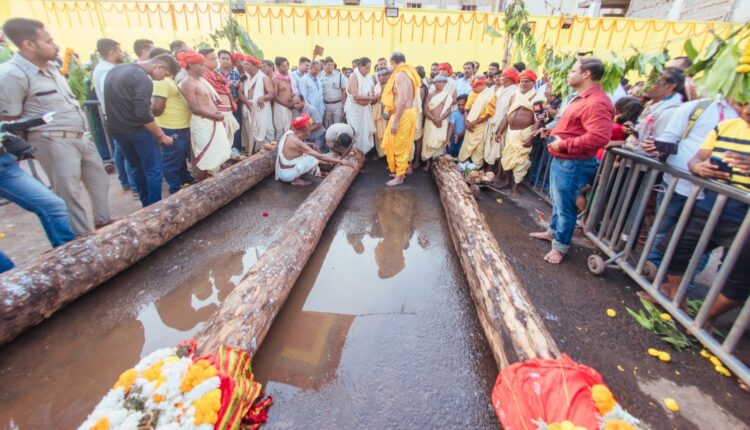 Chariot Construction for Ratha Yatra begins on Akshaya Tritiya in Puri, Odisha