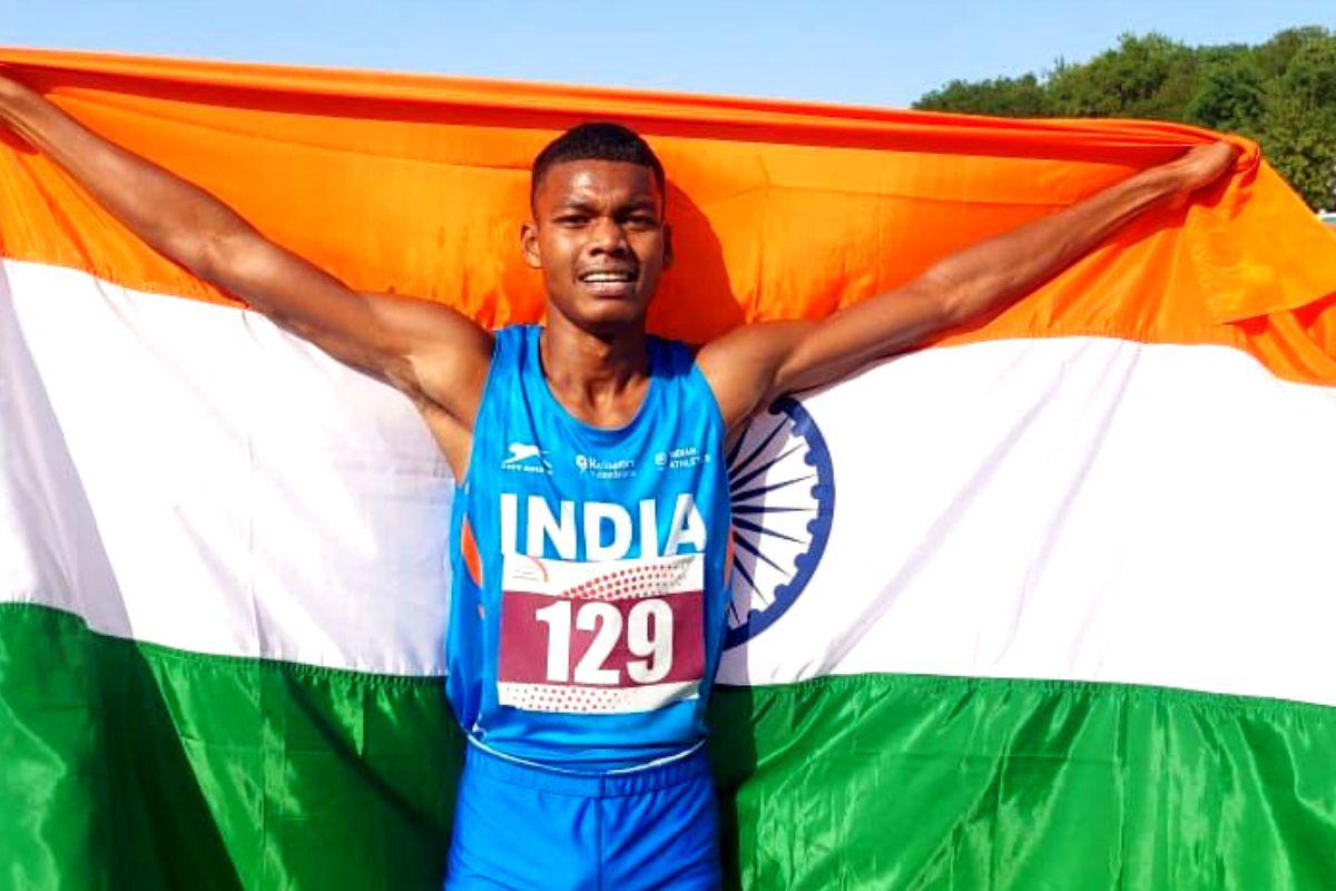 Bapi Hansda of Odisha's Balasore wins Silver at Youth Asian Athletics Championship