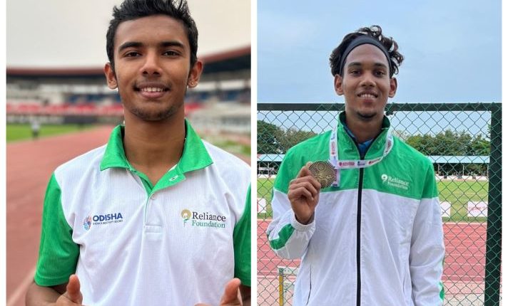 Odisha Sprinters Reyan and Jayaram Selected for Asian Junior Athletics National Camp