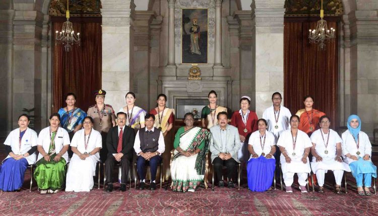 Odisha Nurses Sebati Sahoo and Manjulata Maharana Honored with National Florence Nightingale Award