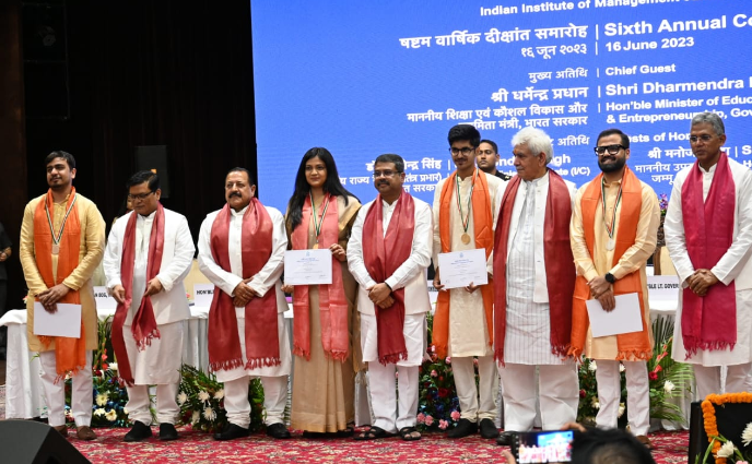 Union Minister Dharmendra Pradhan Encourages IIM Jammu Graduates to Aspire for Wealth Creation
