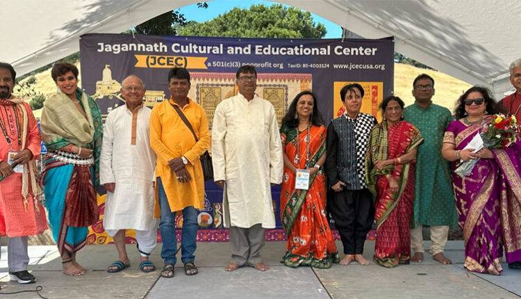 Rath Yatra was celebrated with much enthusiasm in America by the Jagannath Cultural and Educational Centre.