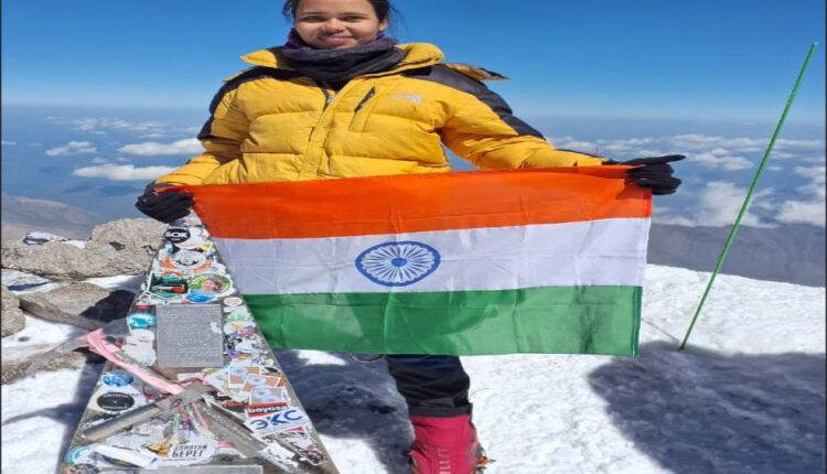 Odia mountaineer Madhusmita Patra climbs Europe’s highest peak, Mt Elbrus