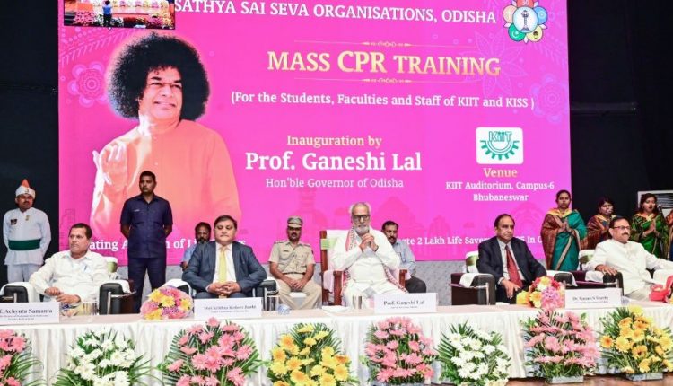 Odisha Governor Inaugurates Life-Saving CPR Training Programme At Bhubaneswar’s KIIT