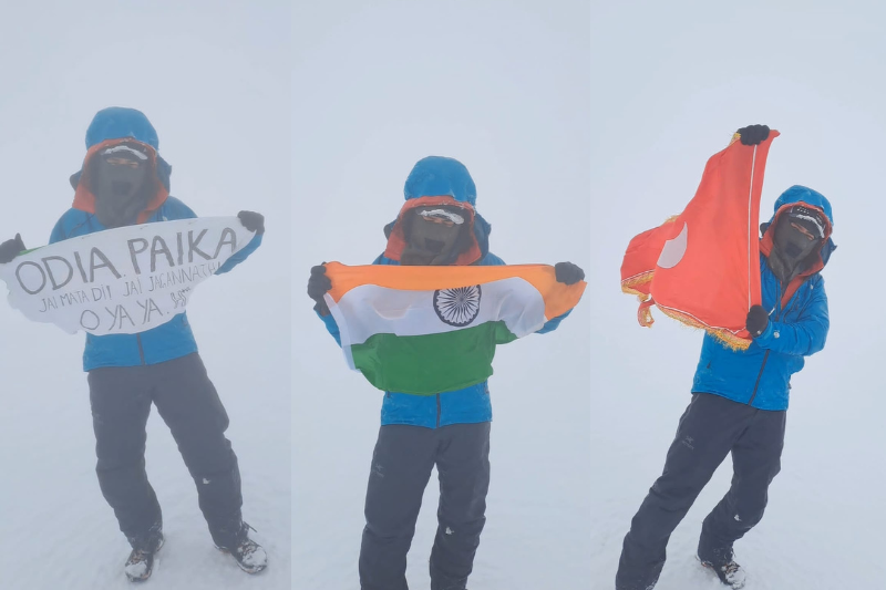 Sidharth Routray Becomes First Odia Mountaineer to Conquer Top Peaks Of 7 Continents