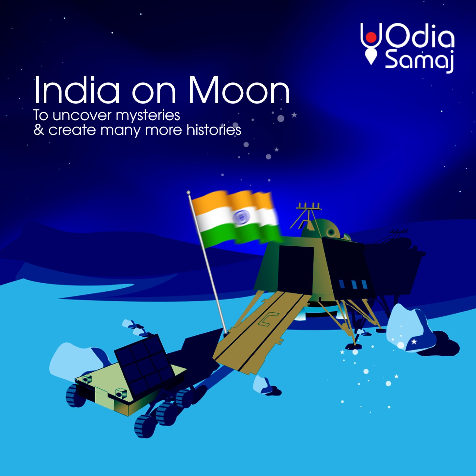 ISRO's Chandrayaan-3 Creates History with Successful Landing Near Moon's South Pole