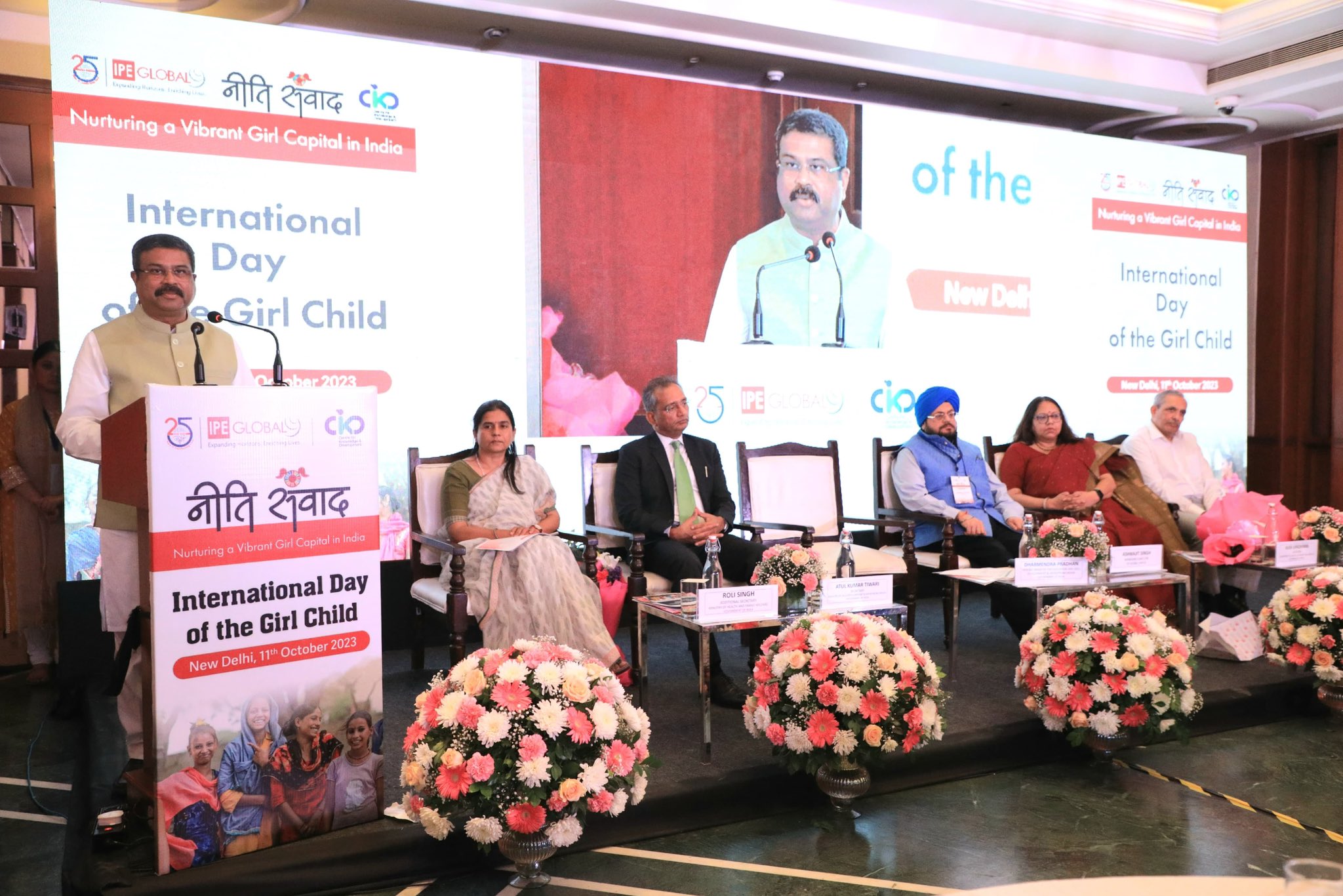 International Girl Child Day: 'India on the Right Path,' Says Dharmendra Pradhan