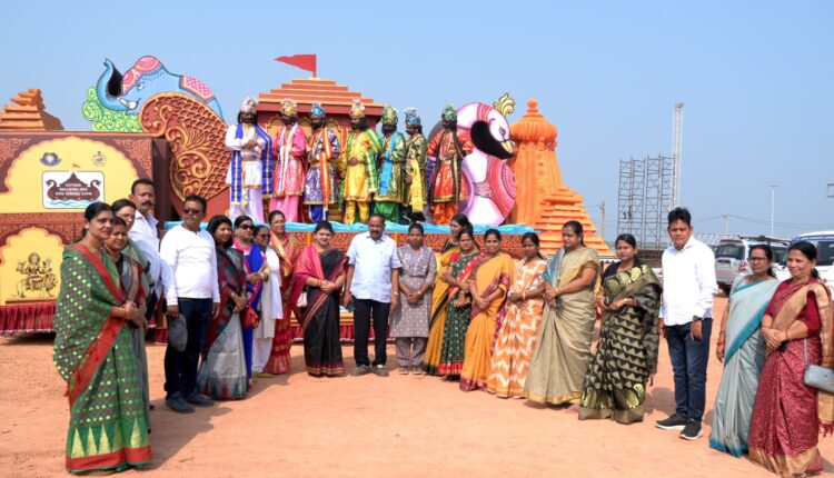 Cuttack Bali Jatra Tableau flagged off for publicity in different cities