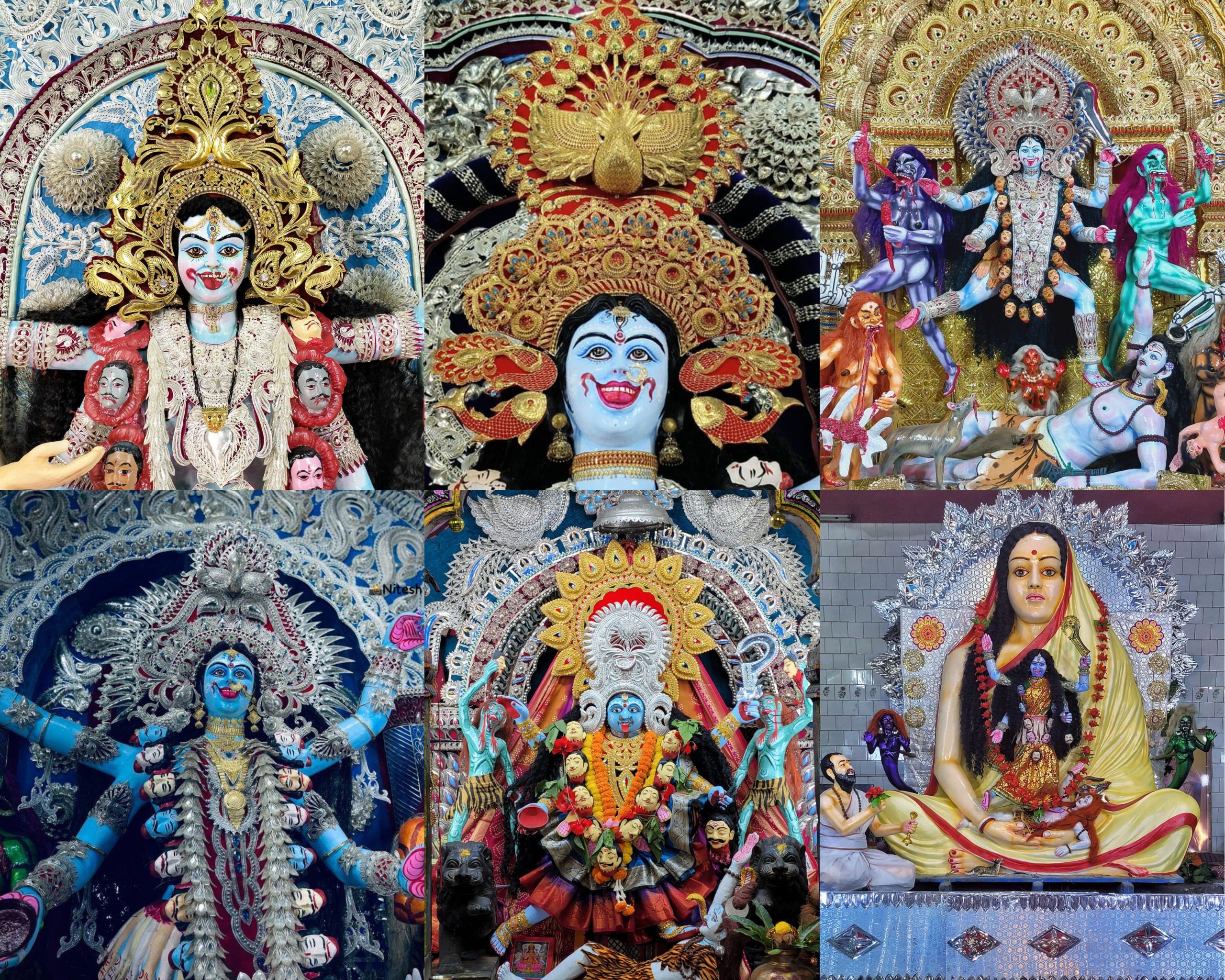 Cuttack city shines with 75 Kali puja pandals this year
