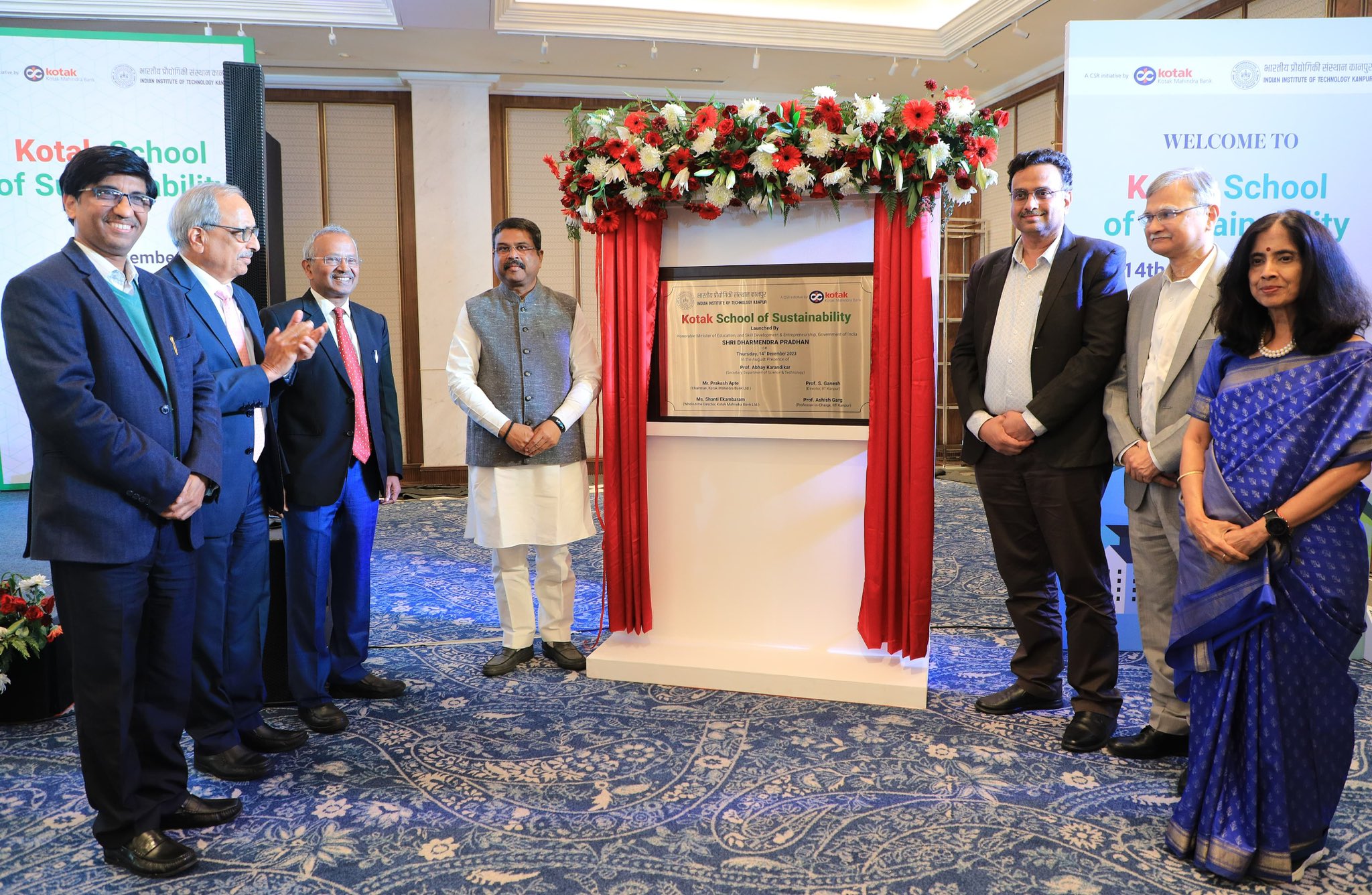 Union Minister Dharmendra Pradhan inaugurates Kotak School of Sustainability at IIT Kanpur