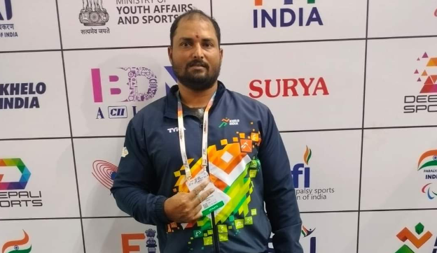 Odisha's powerlifter Chandan Kumar Behera bags bronze in 97kg category at 1st Khelo India Para Games