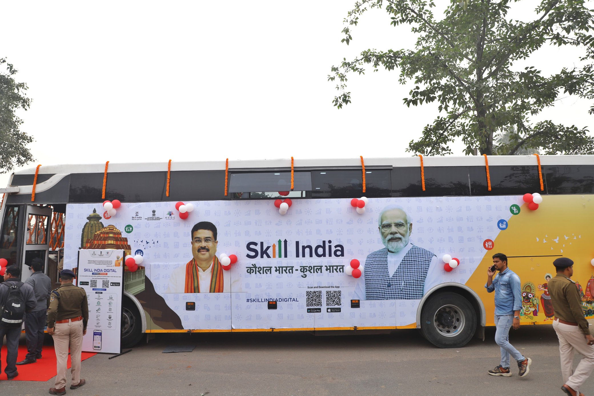 Union Minister Dharmendra Pradhan inaugurates Skill on Wheel buses to benefit youths