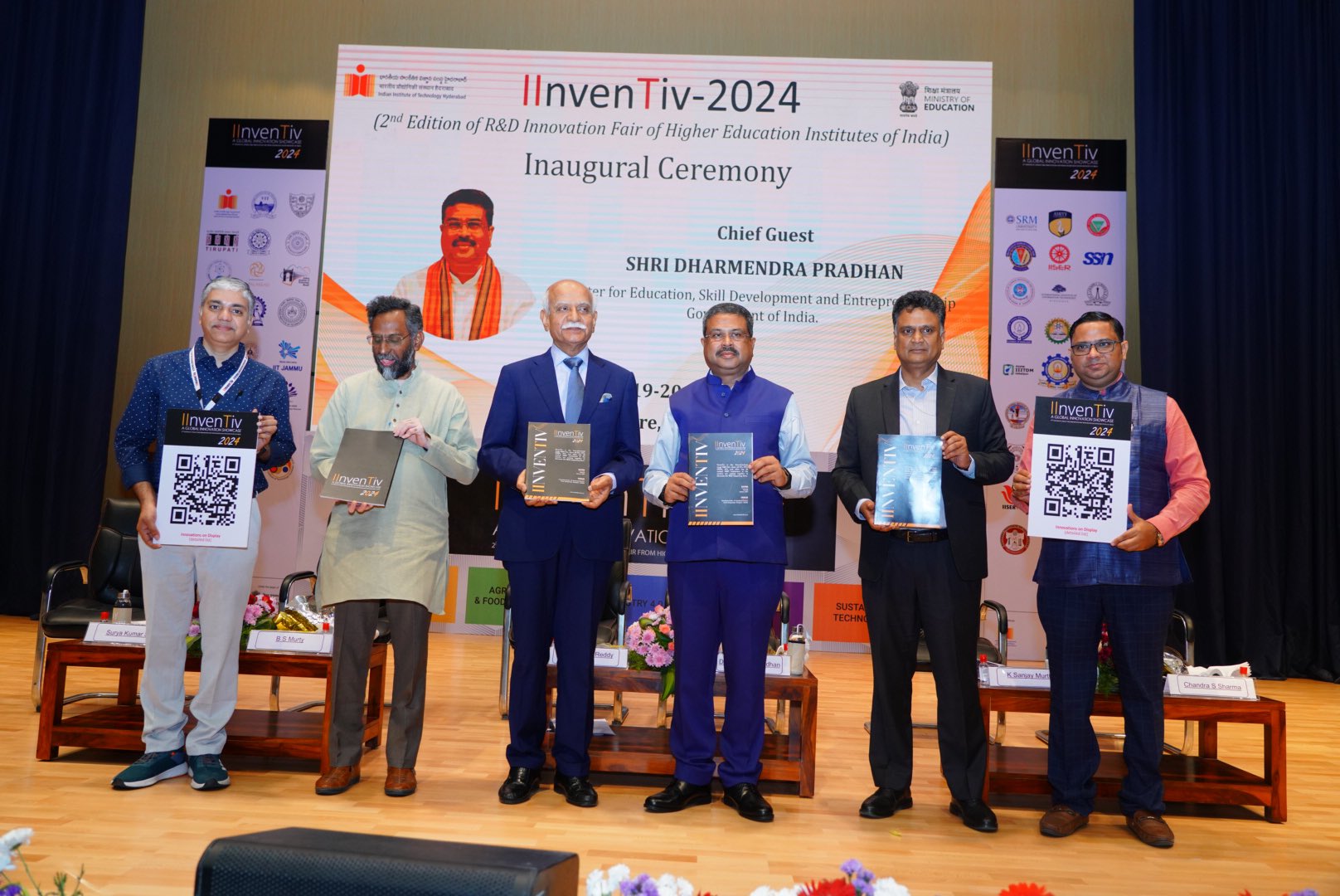 Union Minister Dharmendra Pradhan Inaugurates R&D Innovation Fair "IInvenTiv-2024 at IIT Hyderabad