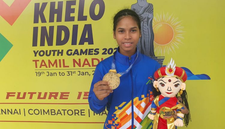 Odisha Lifter Jyoshna Sabar Bags Gold at Khelo India Youth Games 2023