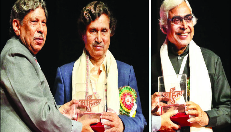 Two Odias get Kendra Sahitya Akademi Award 2023.