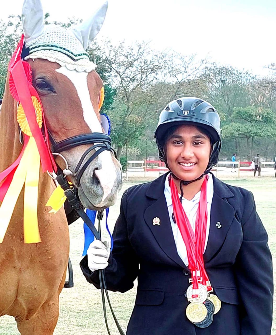 Odisha’s 13-yr-old Prodigy Rishita Samantaray Gallops To Glory At Delhi Horse Show