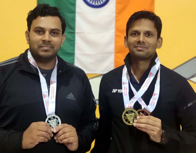 Odisha para shuttlers Deep Ranjan Bisoyee and Subhrajeet Maharana bags 3 medals at Bahrain Meet
