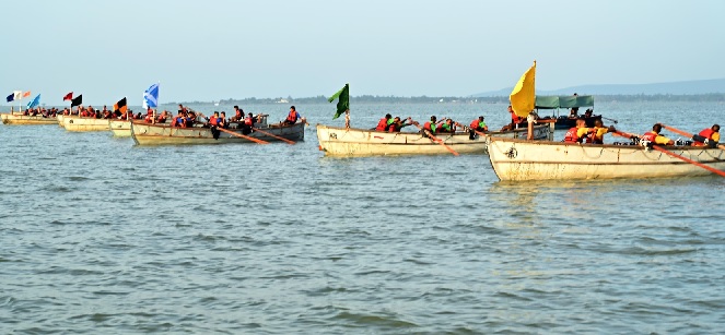 INS Chilika In Odisha Organises Boat Pulling Regatta For Agniveer