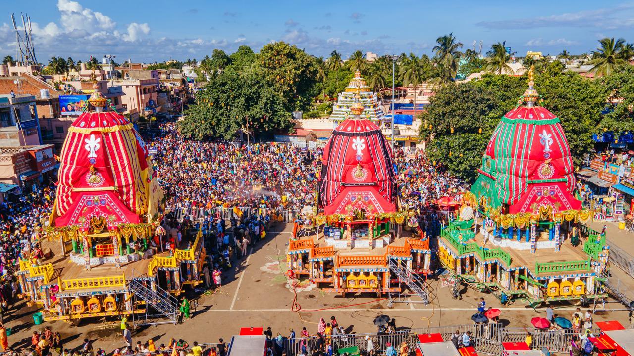 2-Day Puri Rath Yatra Ends as Chariots of Lord Jagannath and Siblings Reach Gundicha Temple