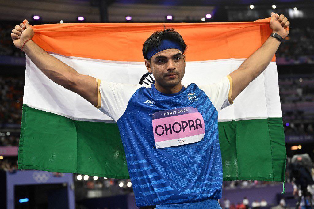 Neeraj Chopra Wins India's First Silver at Paris Olympics 2024