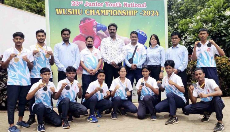 Odisha Shines at 23rd Junior National Wushu Championship with 12 Medals