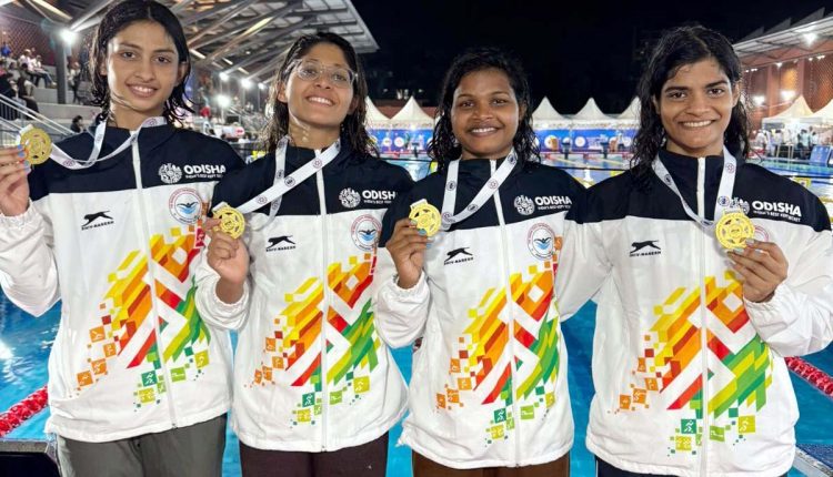 Odisha Swimmers Win First-Ever Senior National Gold at 77th Senior National Aquatic Championship