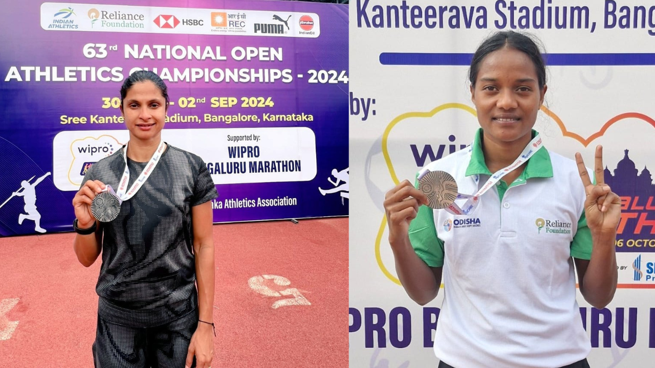 Odisha’s Srabani Nanda Wins Silver, Sushmita Tiga Claims Bronze at National Open Athletics Championships