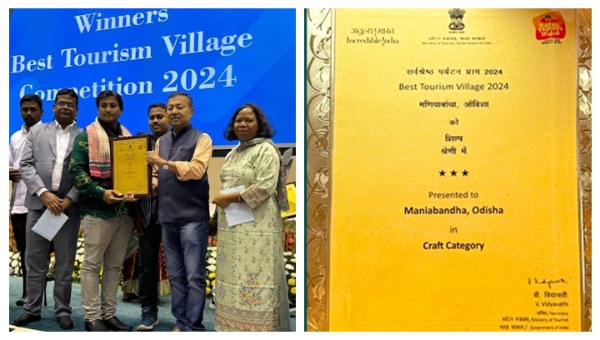 Maniabandha in Odisha’s Cuttack Wins ‘Best Tourism Village of India 2024’ Award