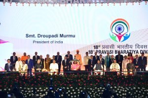 President Droupadi Murmu Graces Pravasi Bharatiya Samman Award Ceremony in Odisha