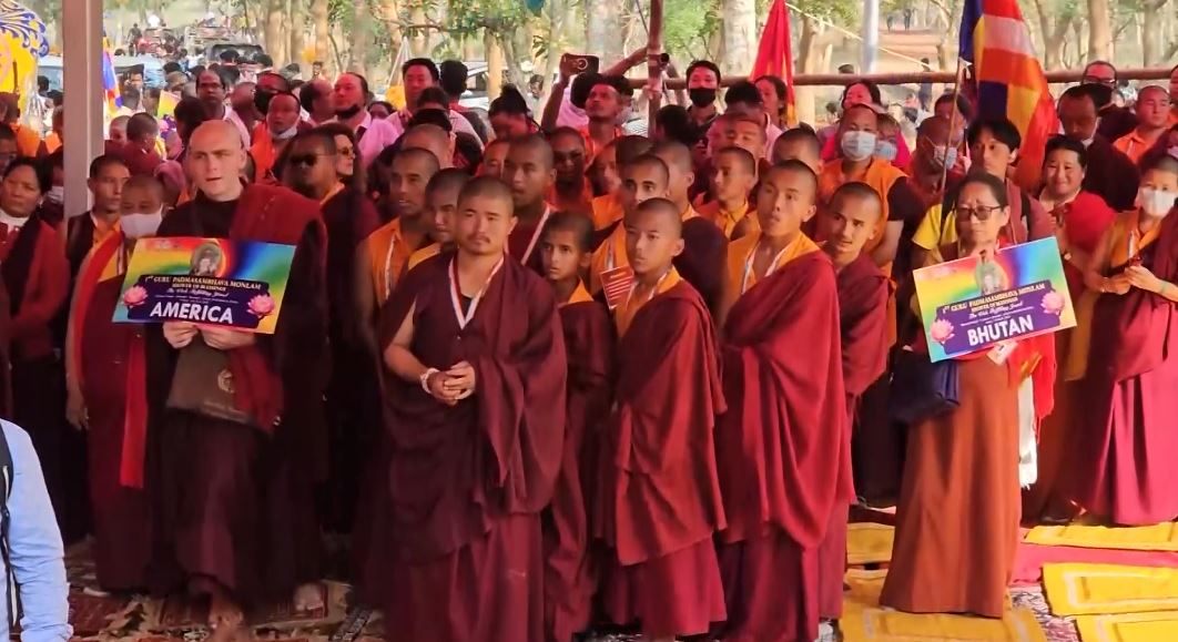 Over 1200 Buddhist Monks Gather in Odisha for the First Guru Padmasambhava Chanting Program