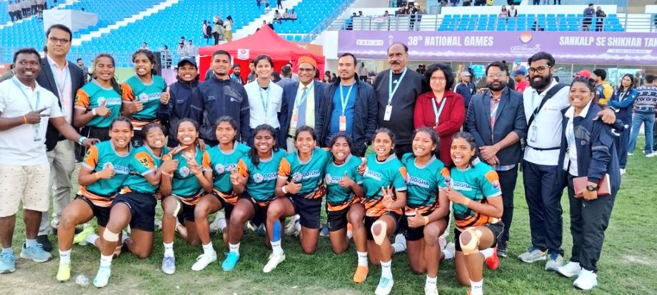 Odisha Shines at 38th National Games: Women’s Rugby Team and Lifter Rima Bhoi Win Gold